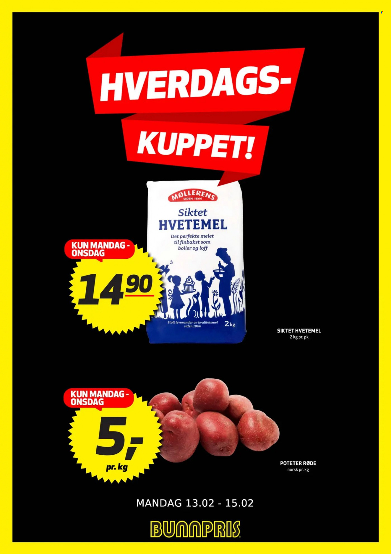 Kundeavis Bunnpris - 13.2.2023 - 15.2.2023. Side 1