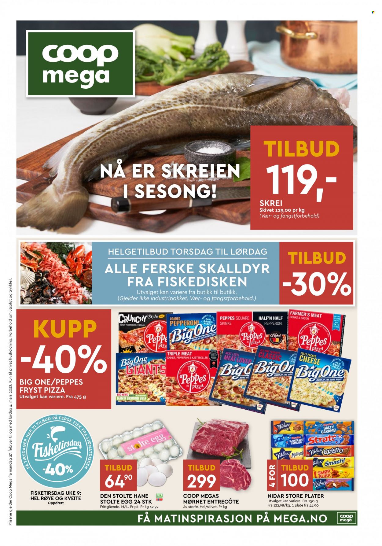 Kundeavis Coop Mega - 27.2.2023 - 4.3.2023. Side 1