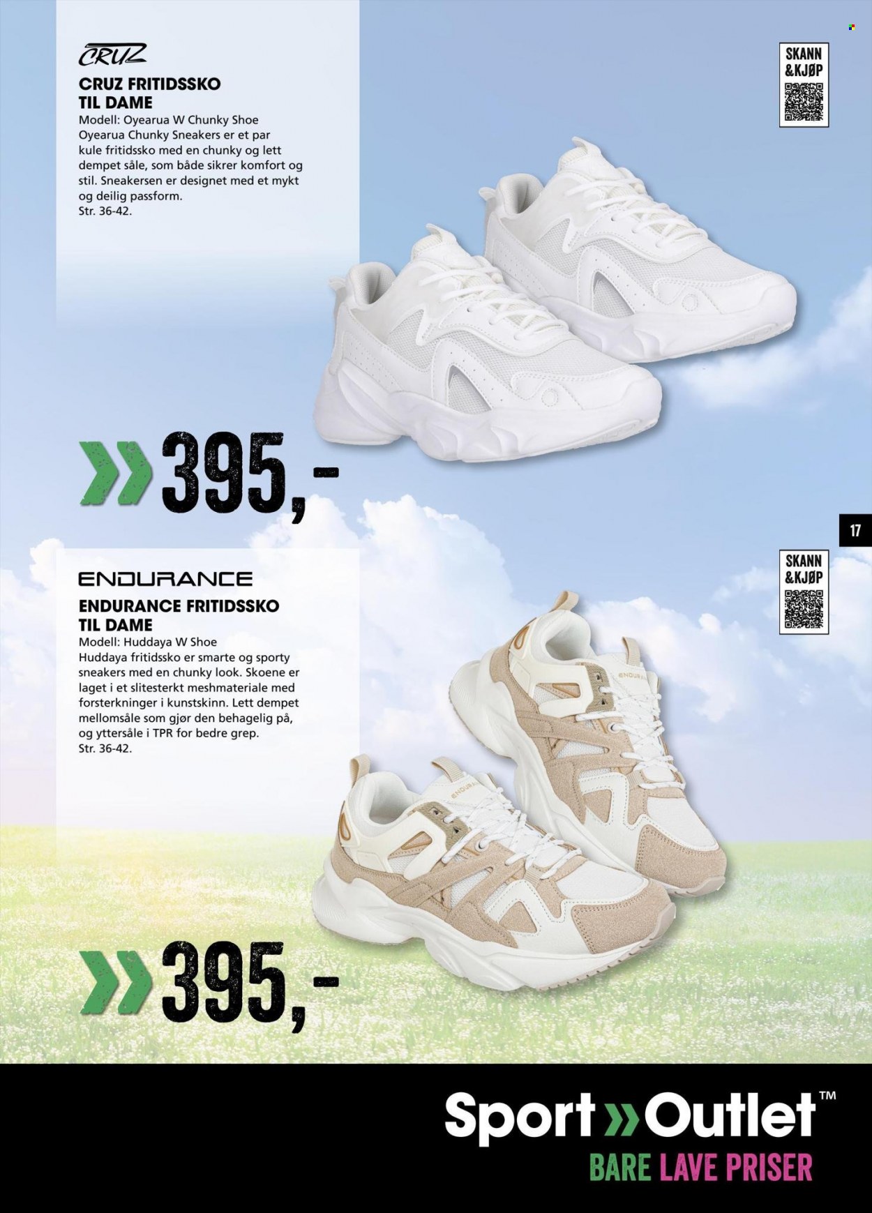 thumbnail - Kundeavis Sport Outlet - 20.4.2023 - 30.4.2023 - Produkter fra tilbudsaviser - sneakers. Side 17.