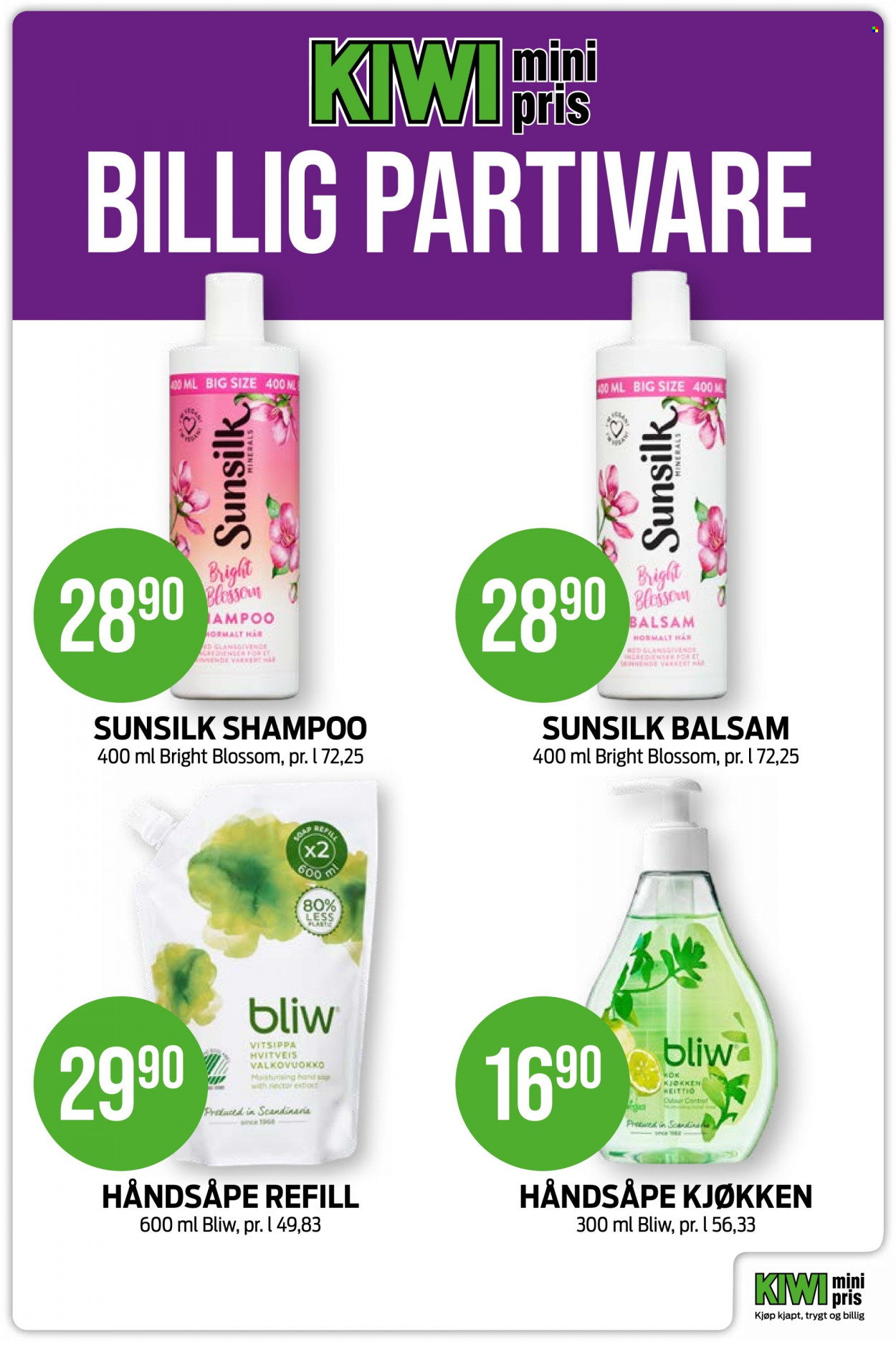 Kundeavis KIWI. Side 1