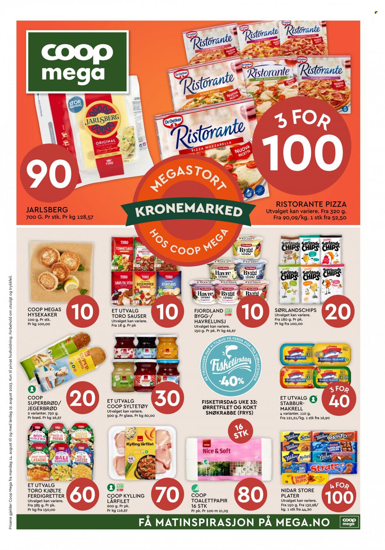 Kundeavis Coop Mega - 14.8.2023 - 19.8.2023. Side 1