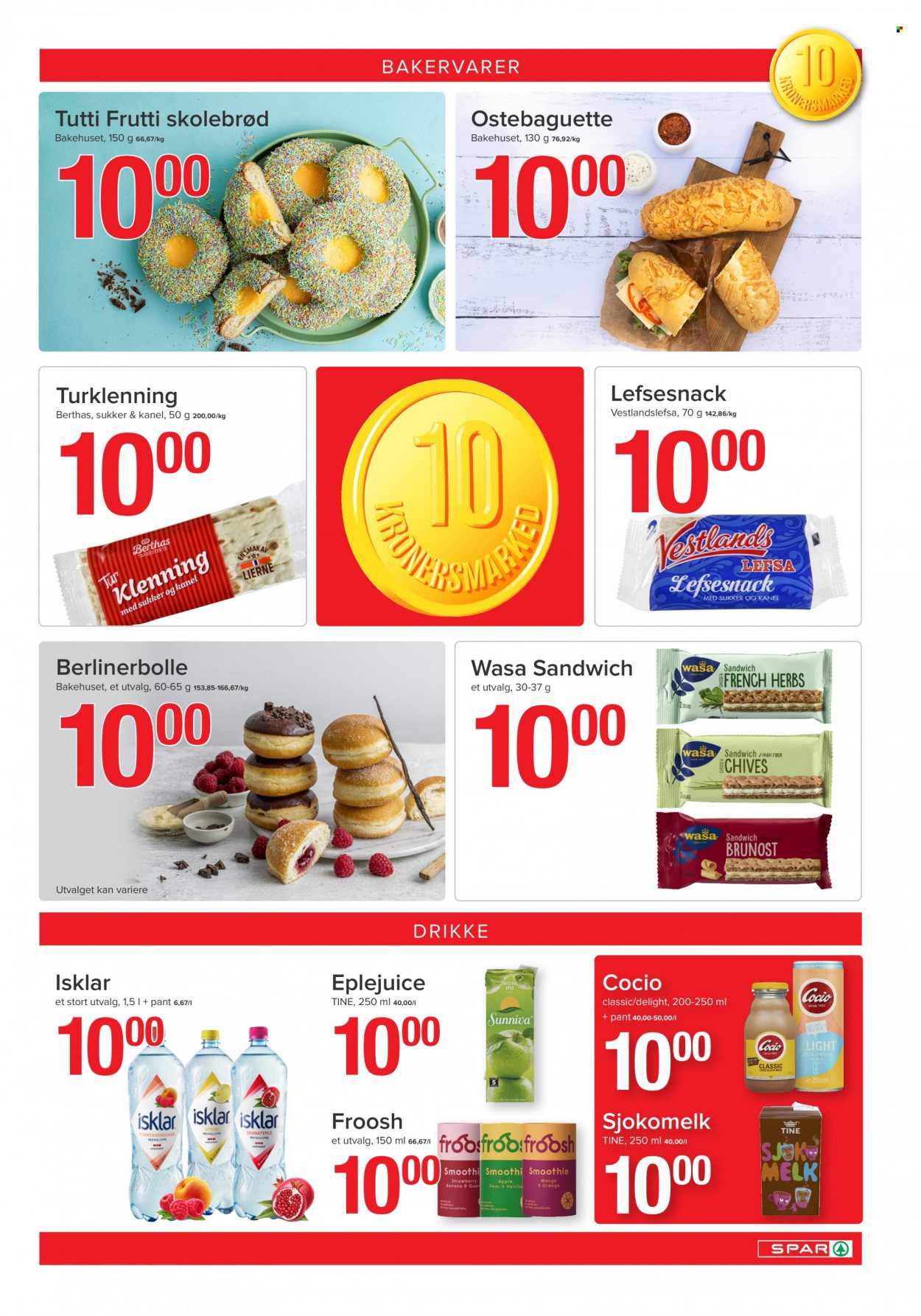 Kundeavis SPAR. Side 3