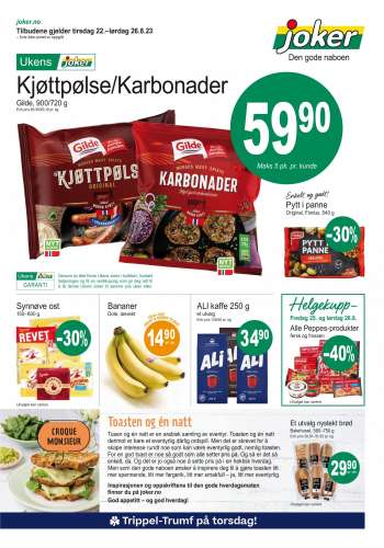 Kundeavis Joker - 22.8.2023 - 26.8.2023.