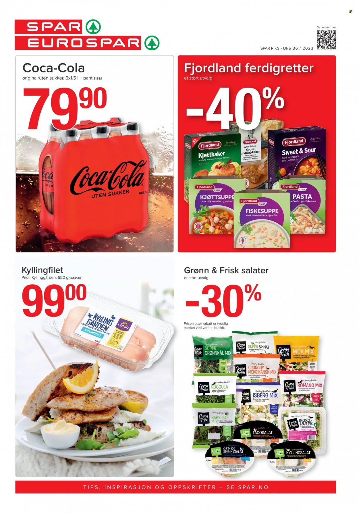 Kundeavis SPAR - 4.9.2023 - 10.9.2023. Side 1