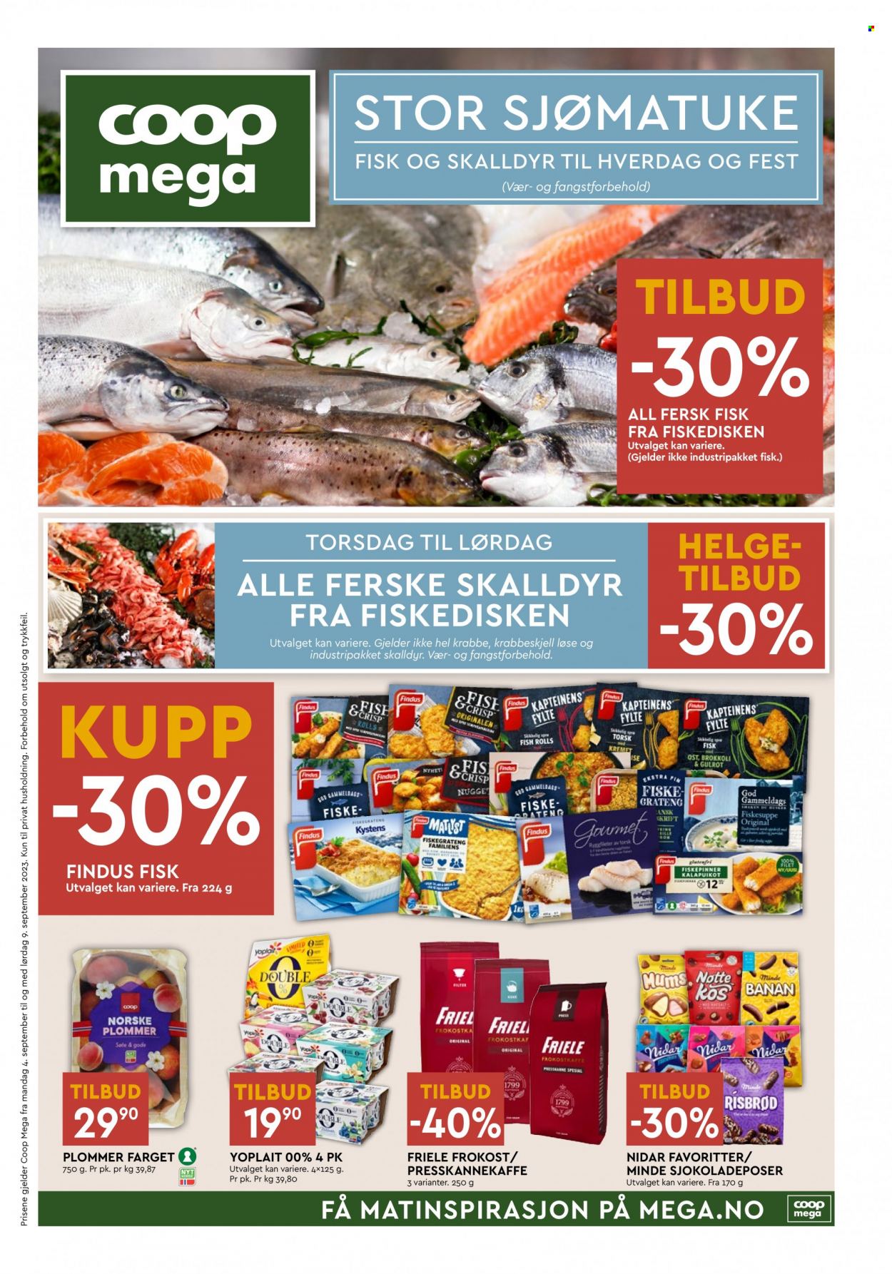 Kundeavis Coop Mega - 4.9.2023 - 9.9.2023. Side 1