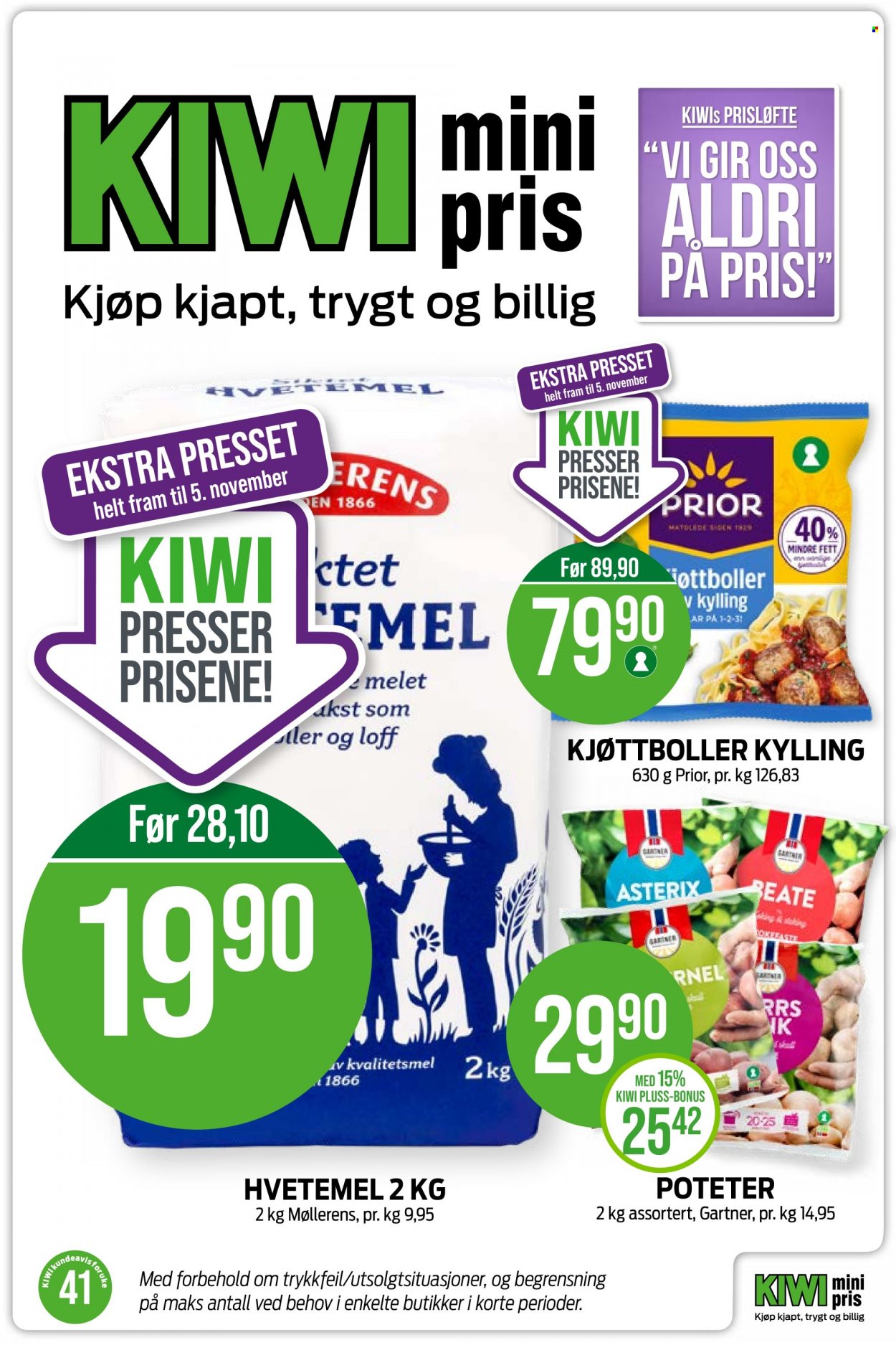 Kundeavis KIWI - 9.10.2023 - 15.10.2023. Side 1