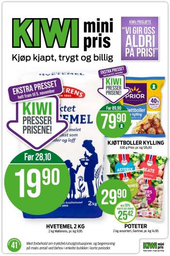 Kundeavis KIWI - 9.10.2023 - 15.10.2023.