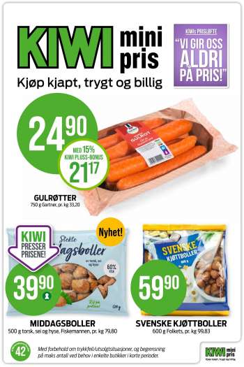 Kundeavis KIWI - 16.10.2023 - 22.10.2023.