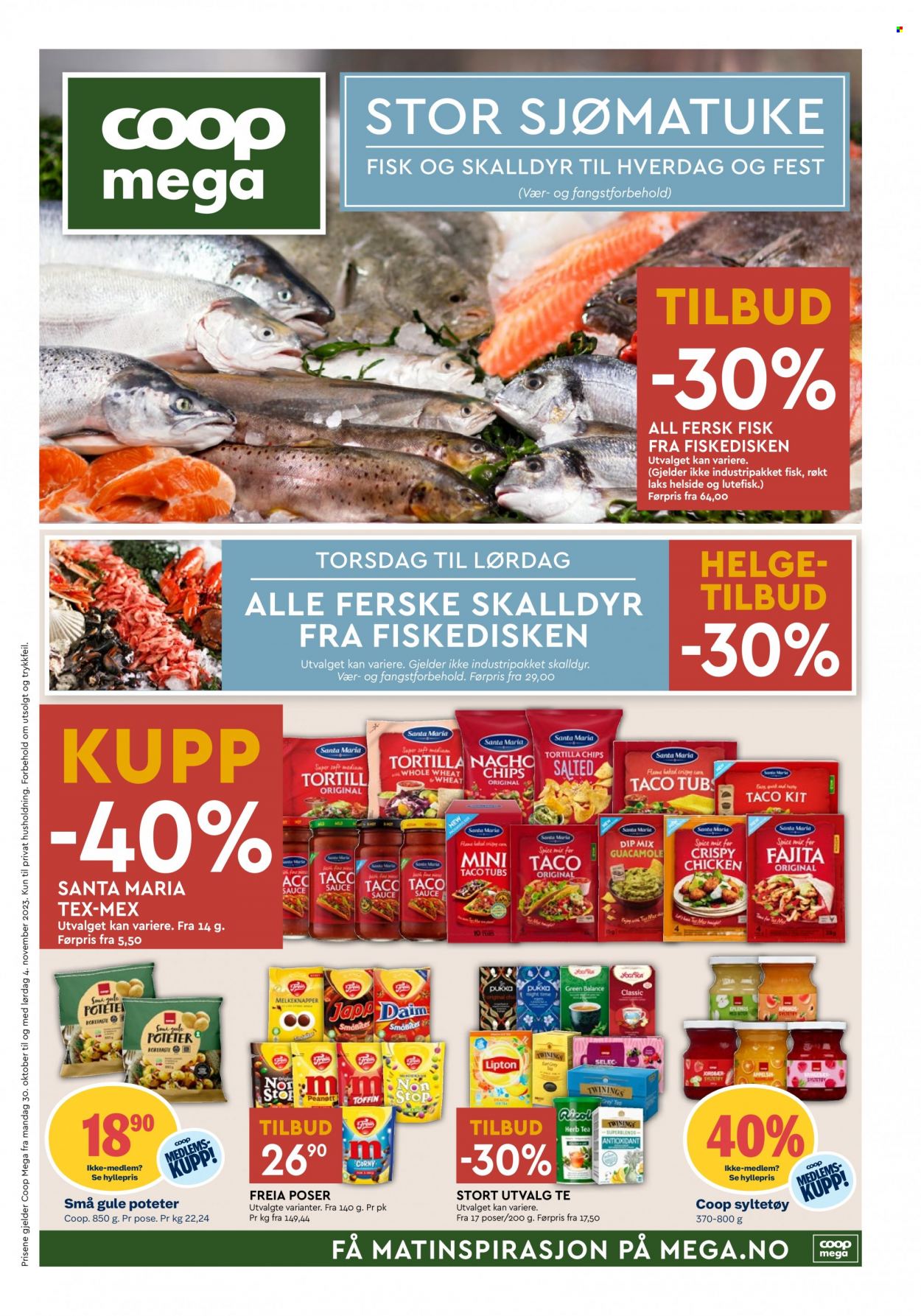 Kundeavis Coop Mega. Side 1