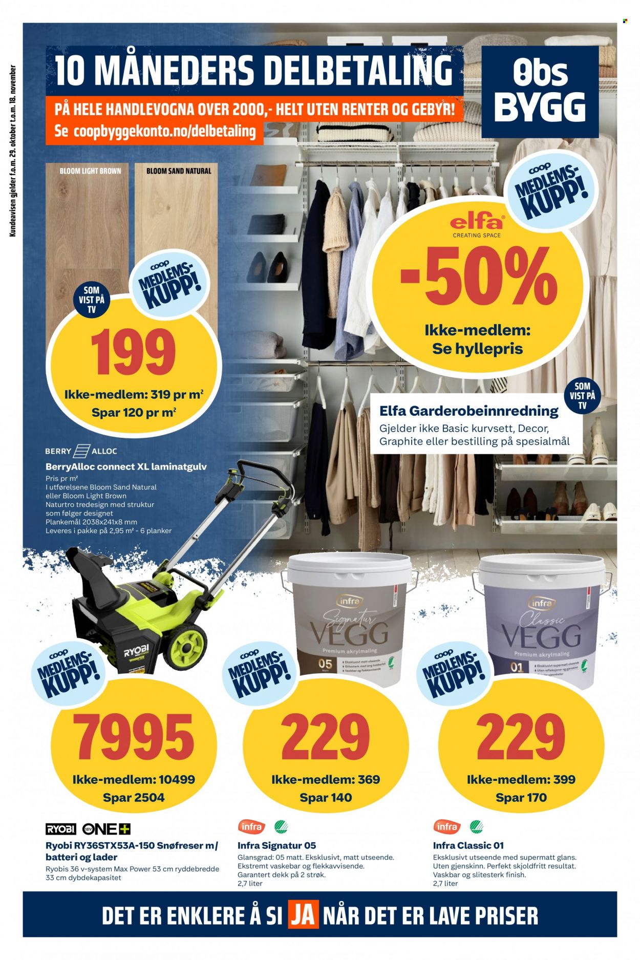 Kundeavis Coop Obs BYGG - 29.10.2023 - 18.11.2023. Side 1