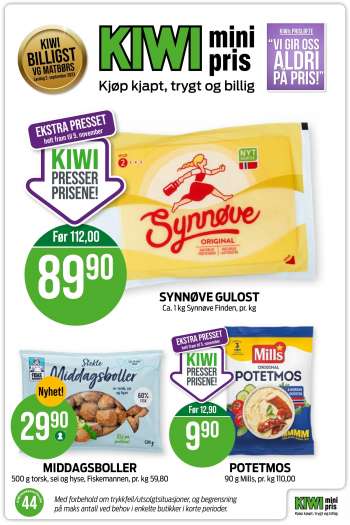 Kundeavis KIWI - 30.10.2023 - 5.11.2023.