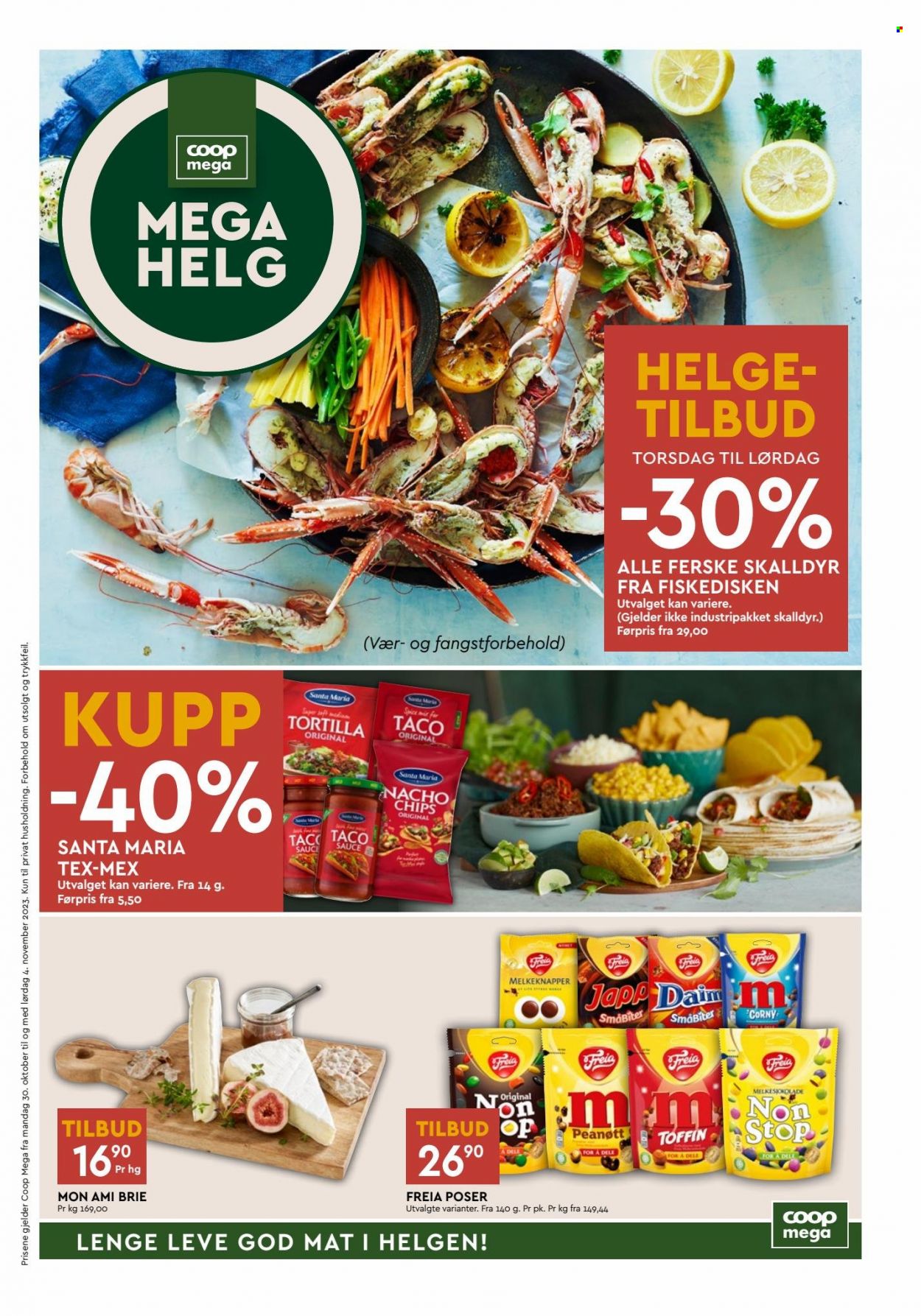Kundeavis Coop Mega - 30.10.2023 - 4.11.2023. Side 1