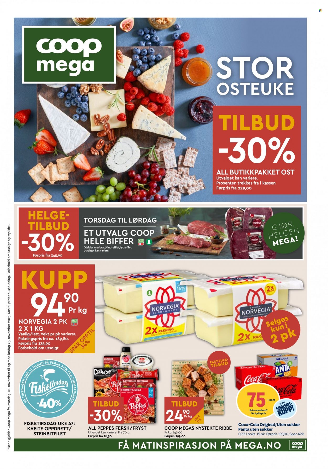 Kundeavis Coop Mega - 20.11.2023 - 25.11.2023. Side 1