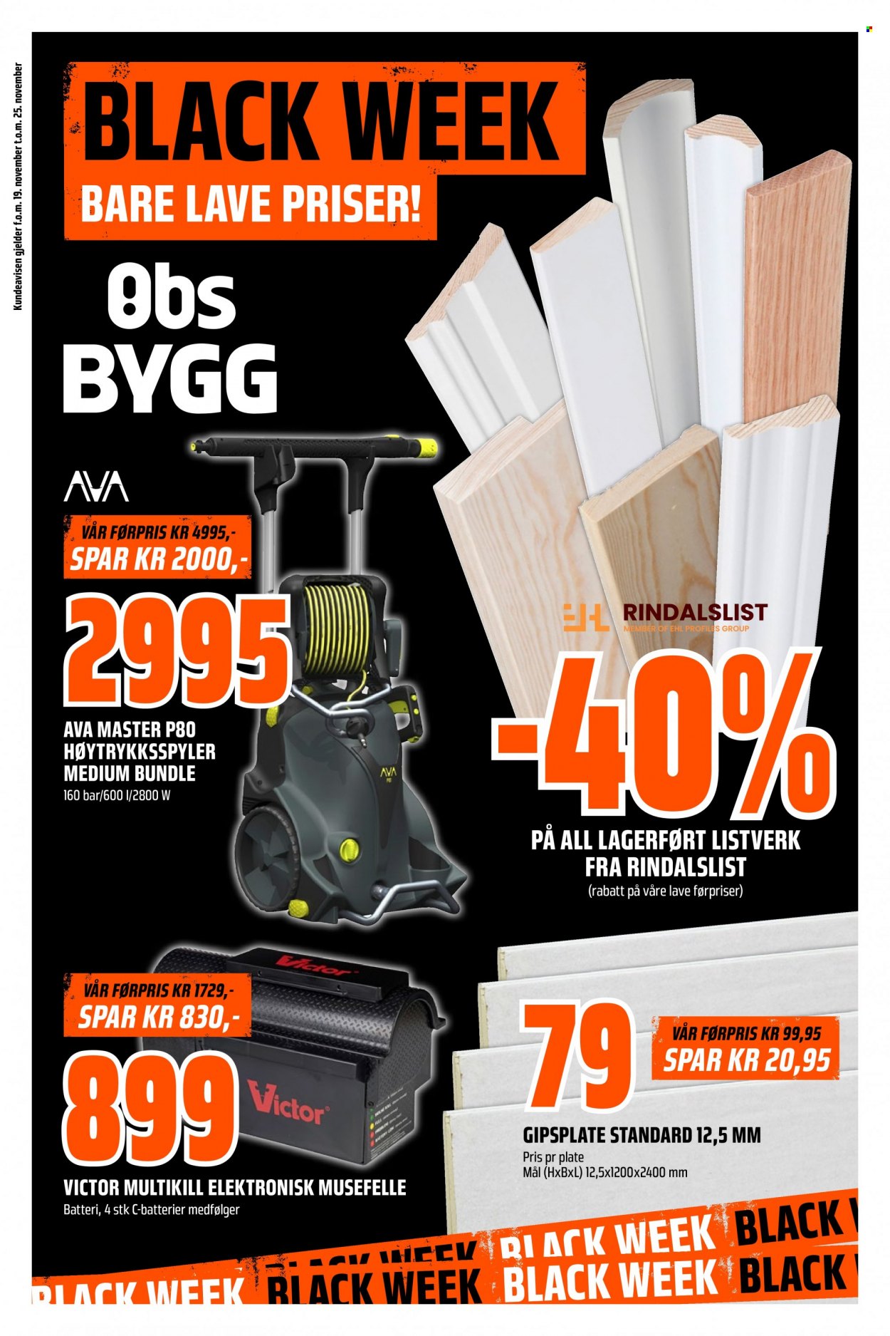 Kundeavis Coop Obs BYGG - 19.11.2023 - 25.11.2023. Side 1