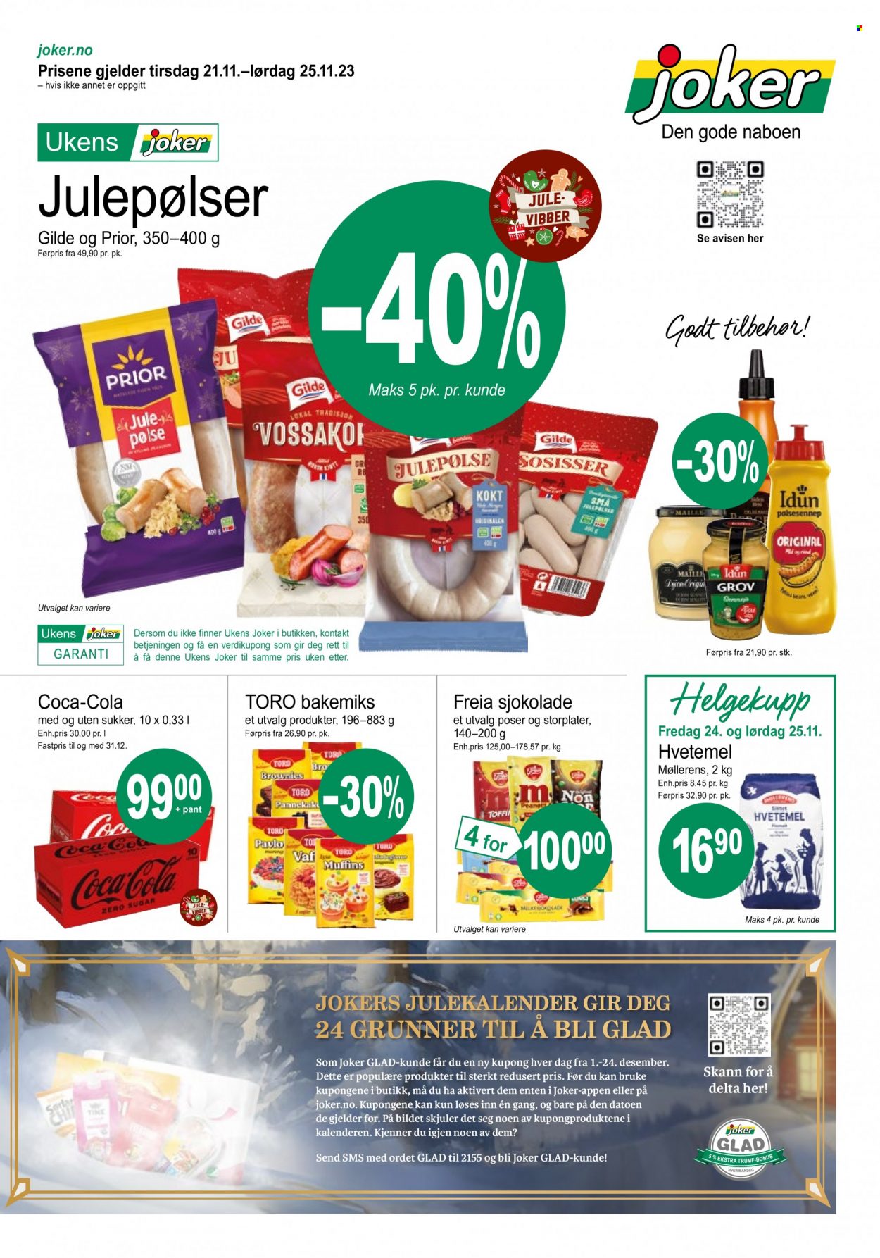 Kundeavis Joker - 21.11.2023 - 25.11.2023. Side 1