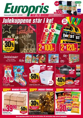 Kundeavis Europris - 27.11.2023 - 3.12.2023.