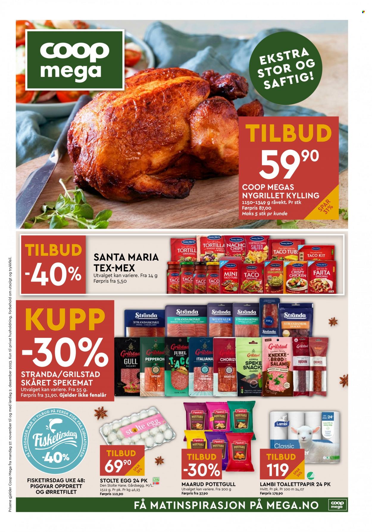 Kundeavis Coop Mega - 27.11.2023 - 2.12.2023. Side 1