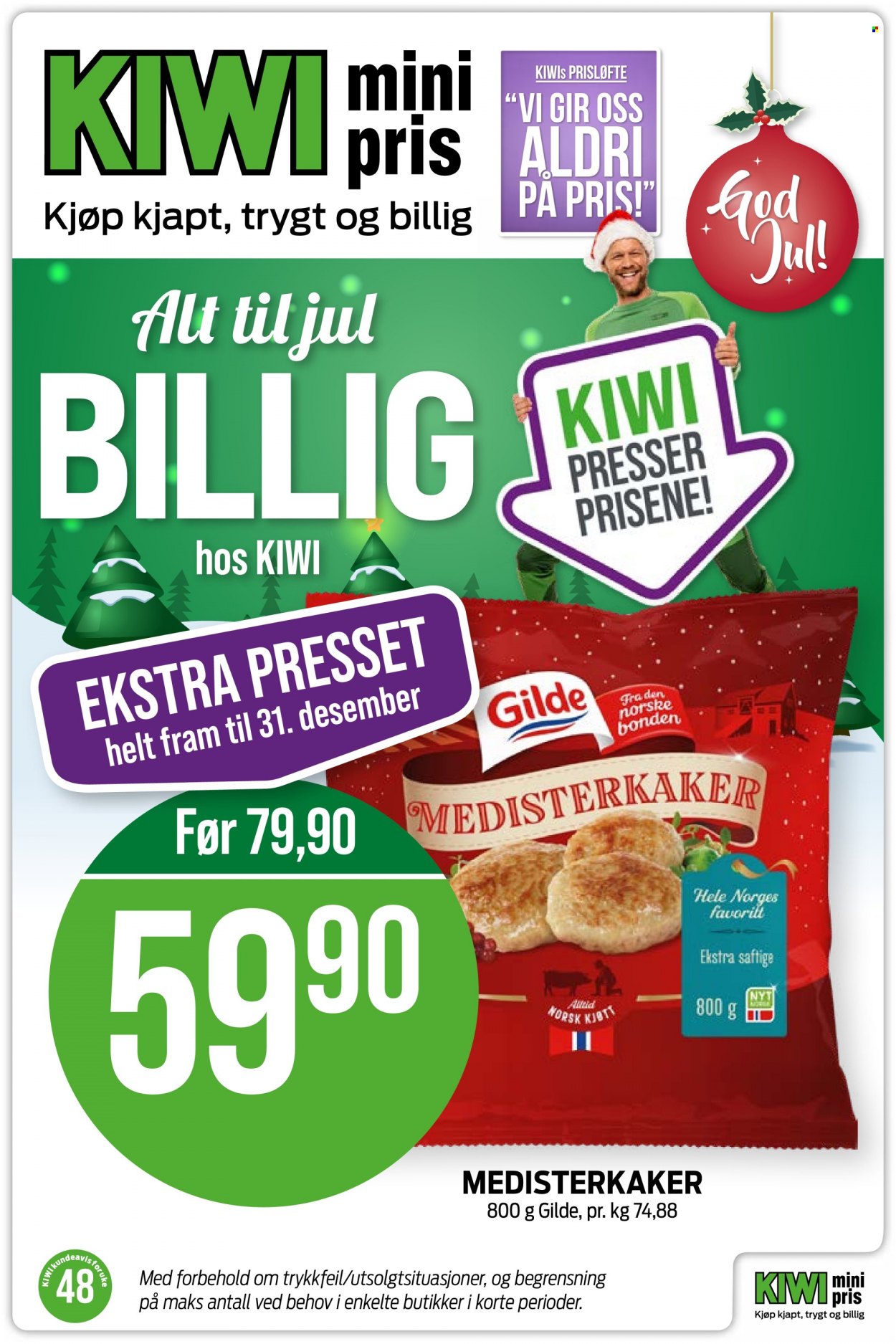 Kundeavis KIWI. Side 1