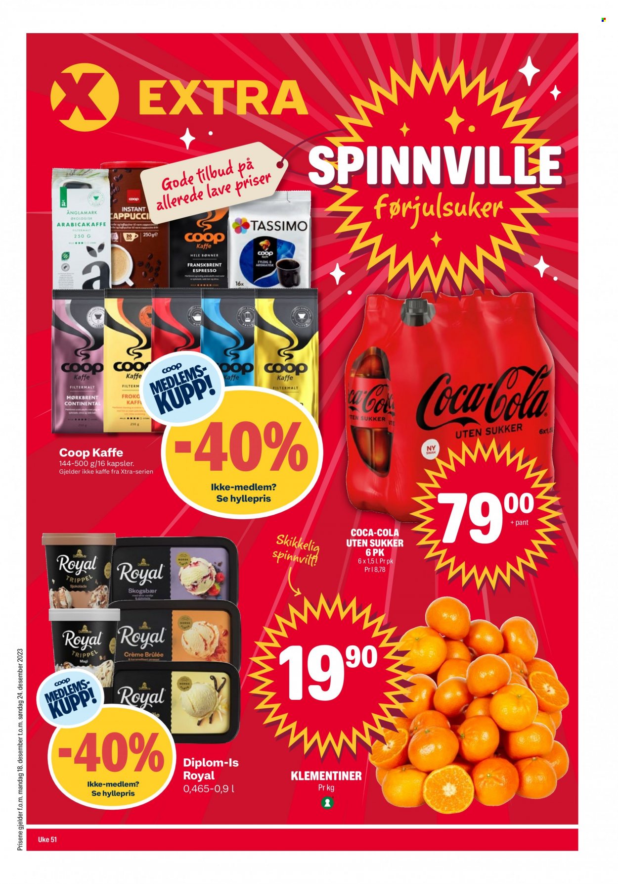 Kundeavis Coop Extra - 18.12.2023 - 24.12.2023. Side 1
