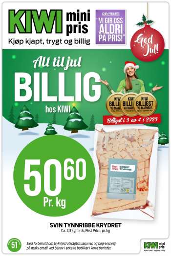Kundeavis KIWI - 18.12.2023 - 24.12.2023.