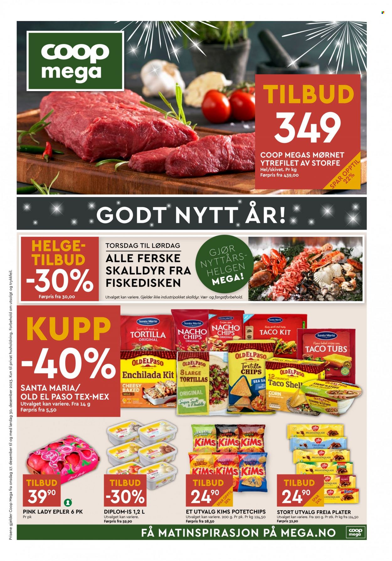 Kundeavis Coop Mega - 27.12.2023 - 30.12.2023. Side 1