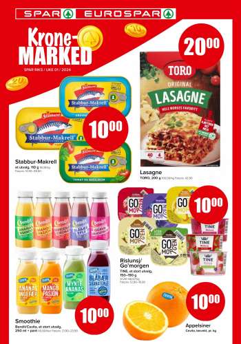 Kundeavis SPAR - 1.1.2024 - 7.1.2024.