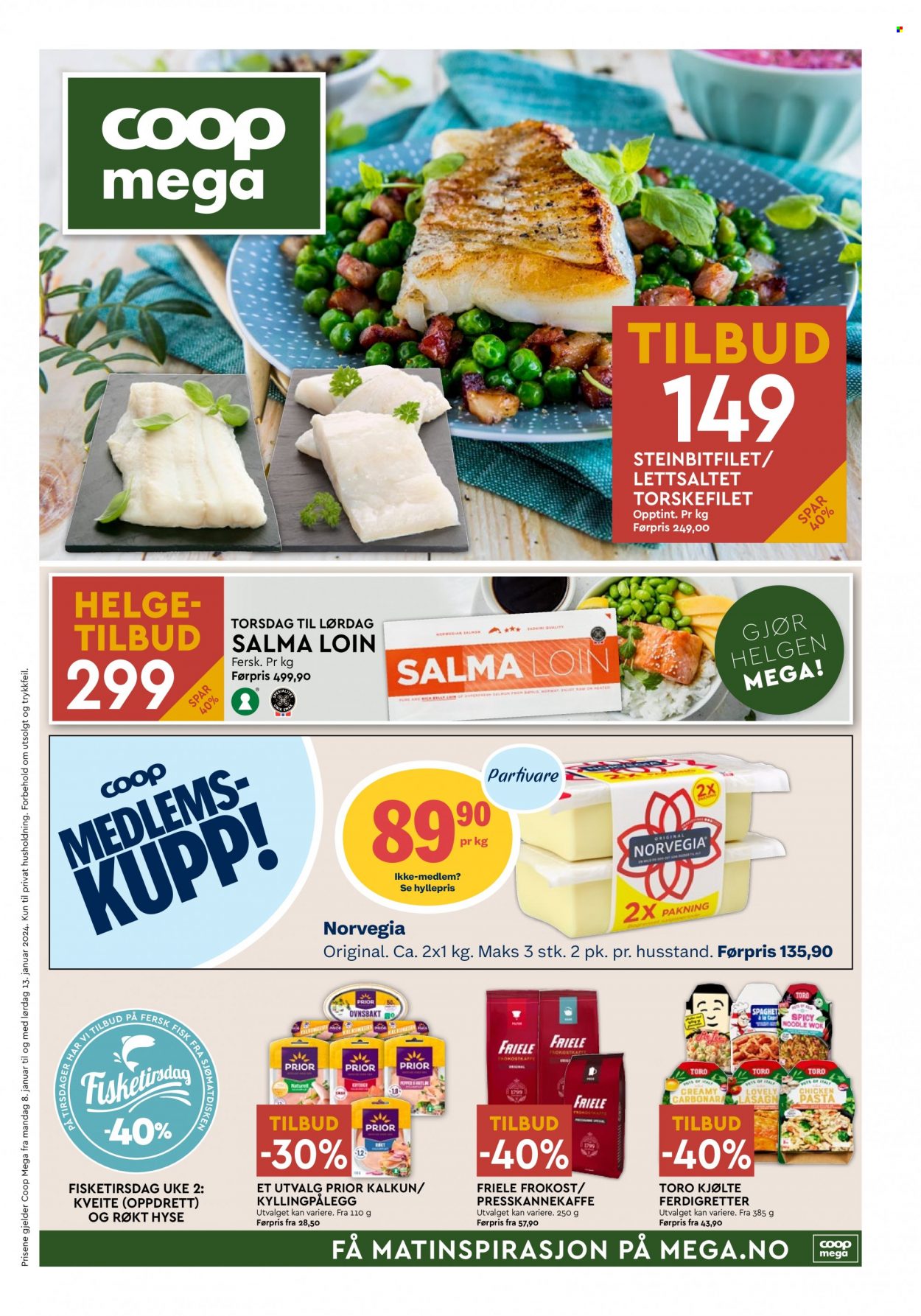 Kundeavis Coop Mega - 8.1.2024 - 13.1.2024. Side 1