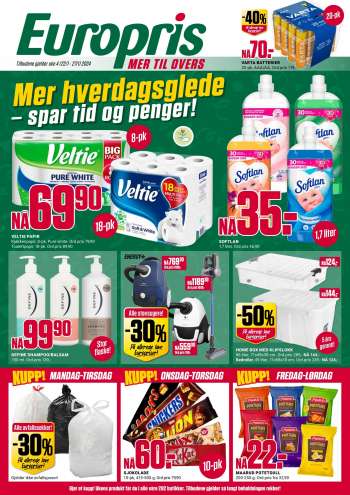 Kundeavis Europris - 22.1.2024 - 27.1.2024.