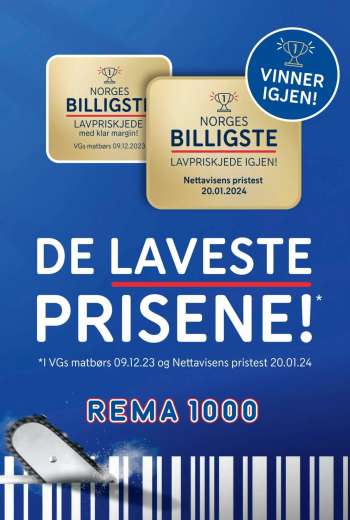 Kundeavis Rema 1000 - 29.1.2024 - 4.2.2024.