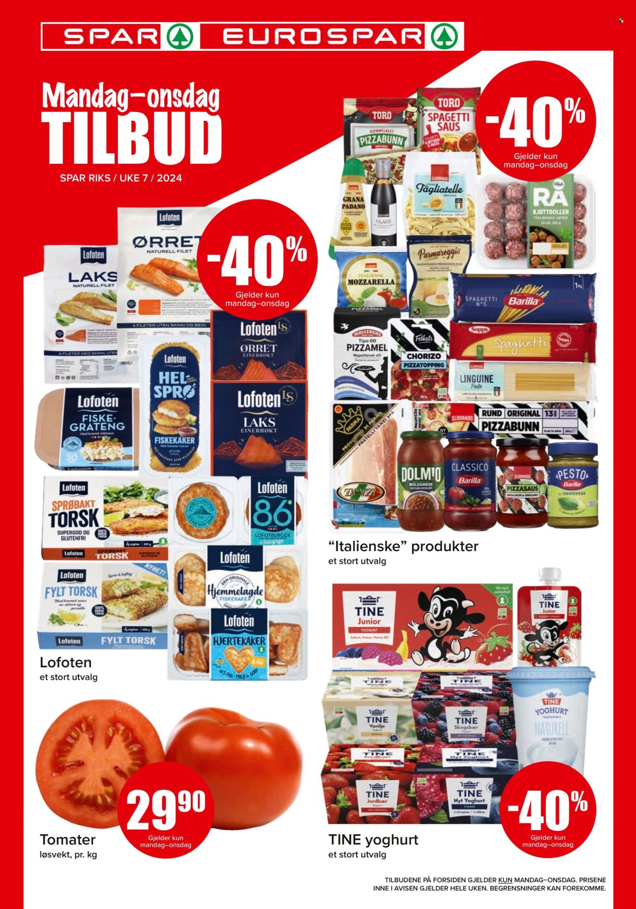 Kundeavis SPAR - 12.2.2024 - 18.2.2024. Side 1