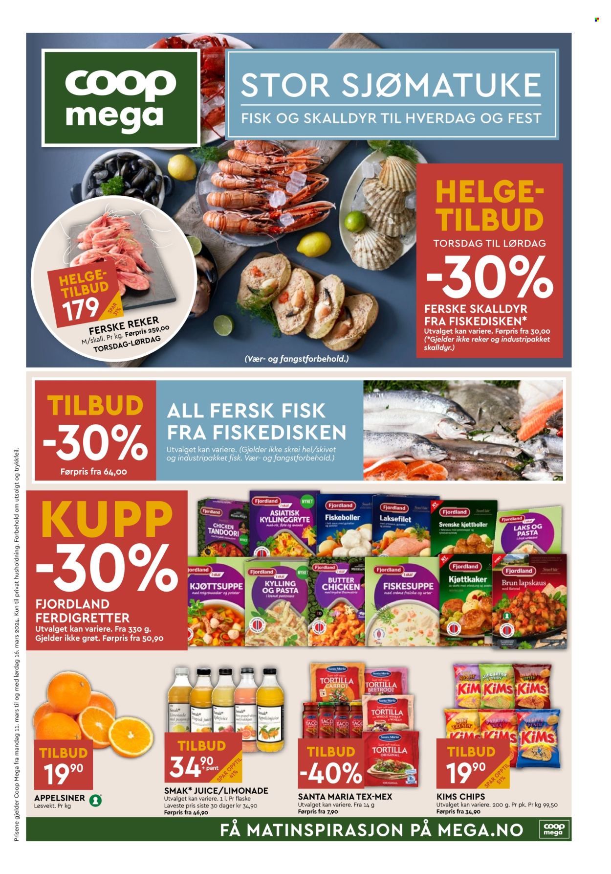 Kundeavis Coop Mega - 11.3.2024 - 16.3.2024. Side 1