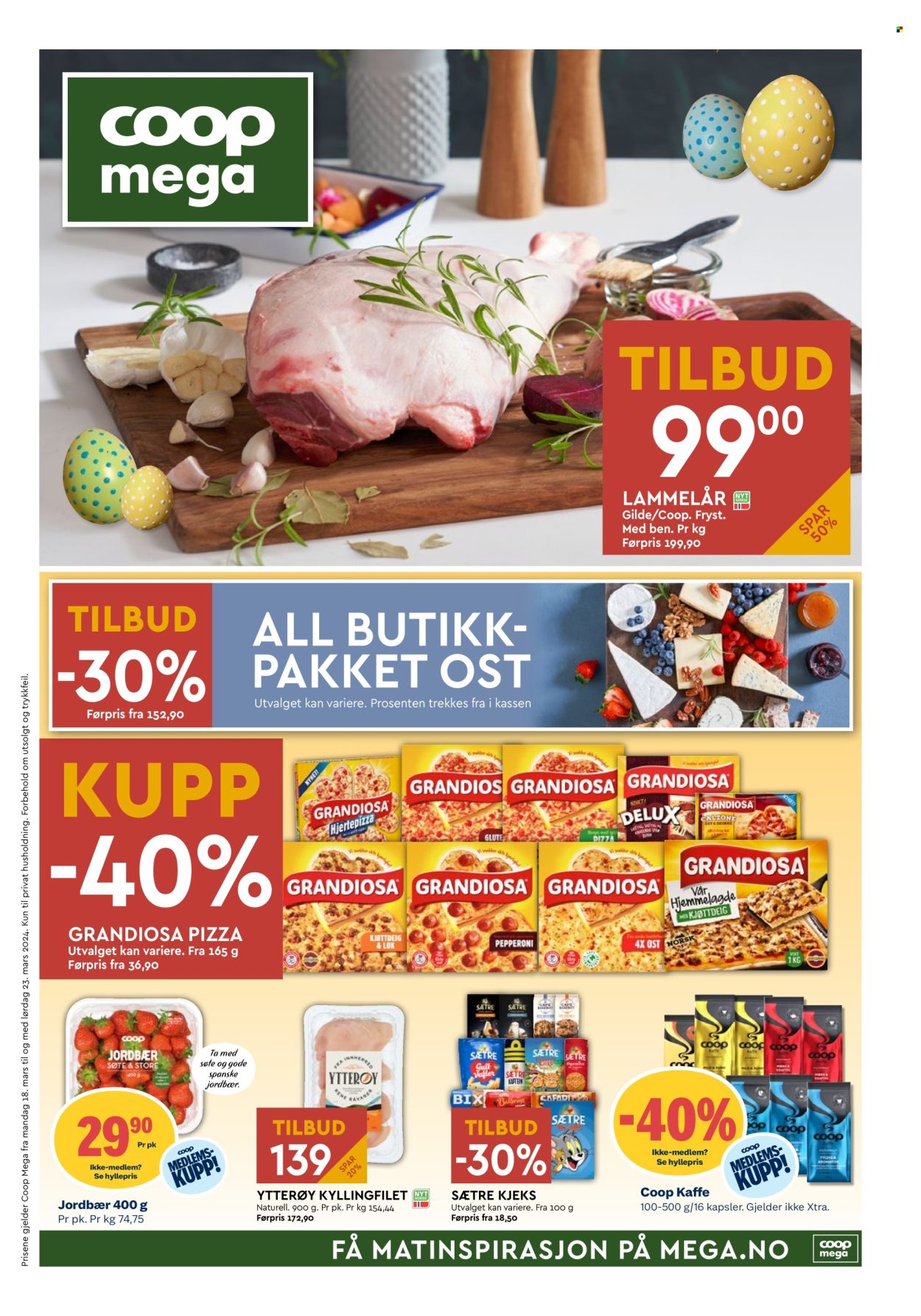 Kundeavis Coop Mega - 18.3.2024 - 23.3.2024. Side 1