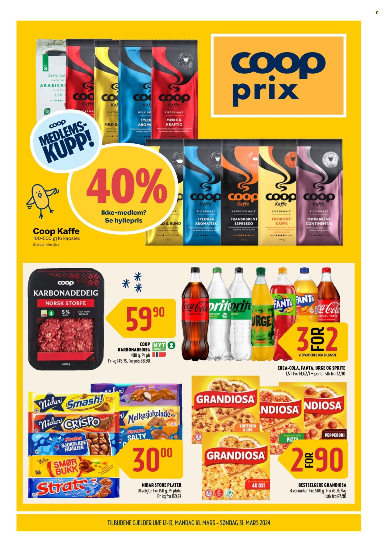 Kundeavis Coop Prix - 18.3.2024 - 31.3.2024. Side 1