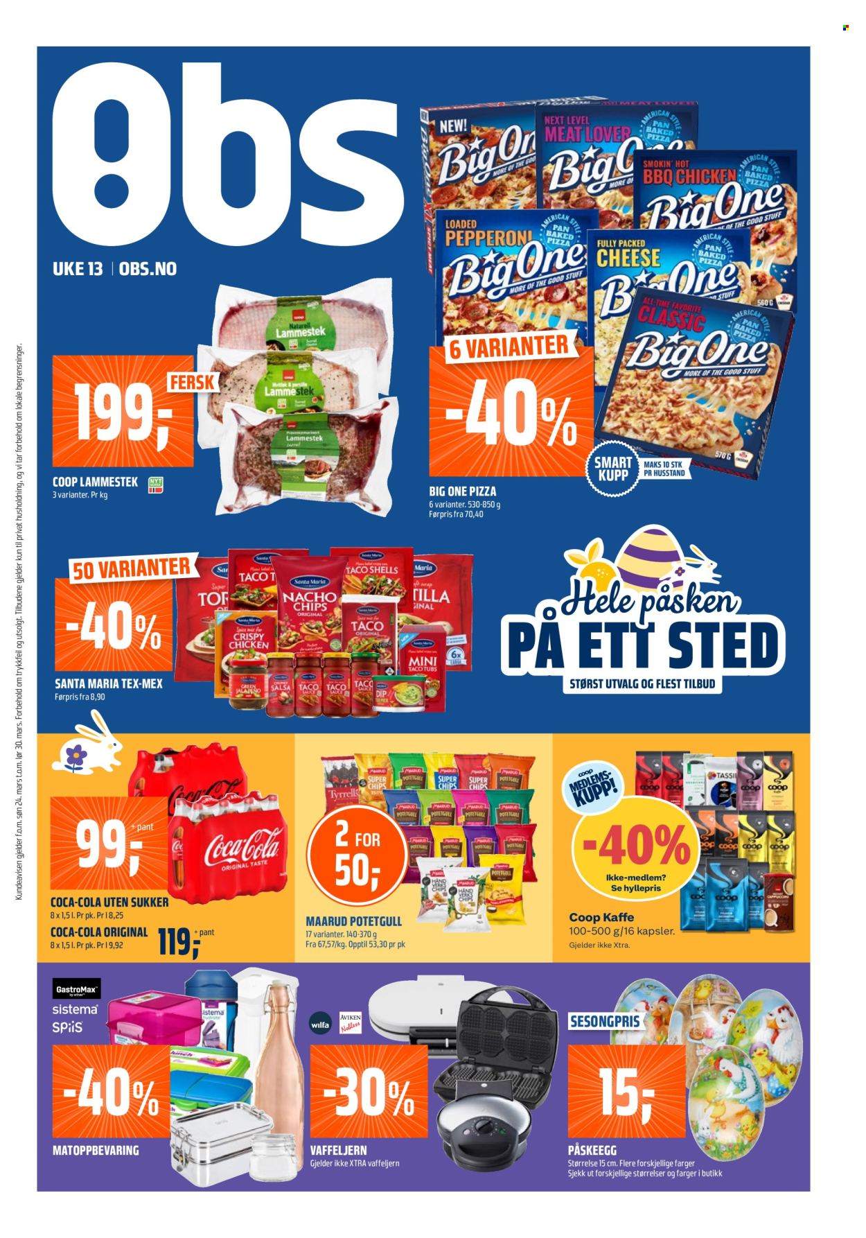 Kundeavis Coop Obs - 24.3.2024 - 30.3.2024. Side 1