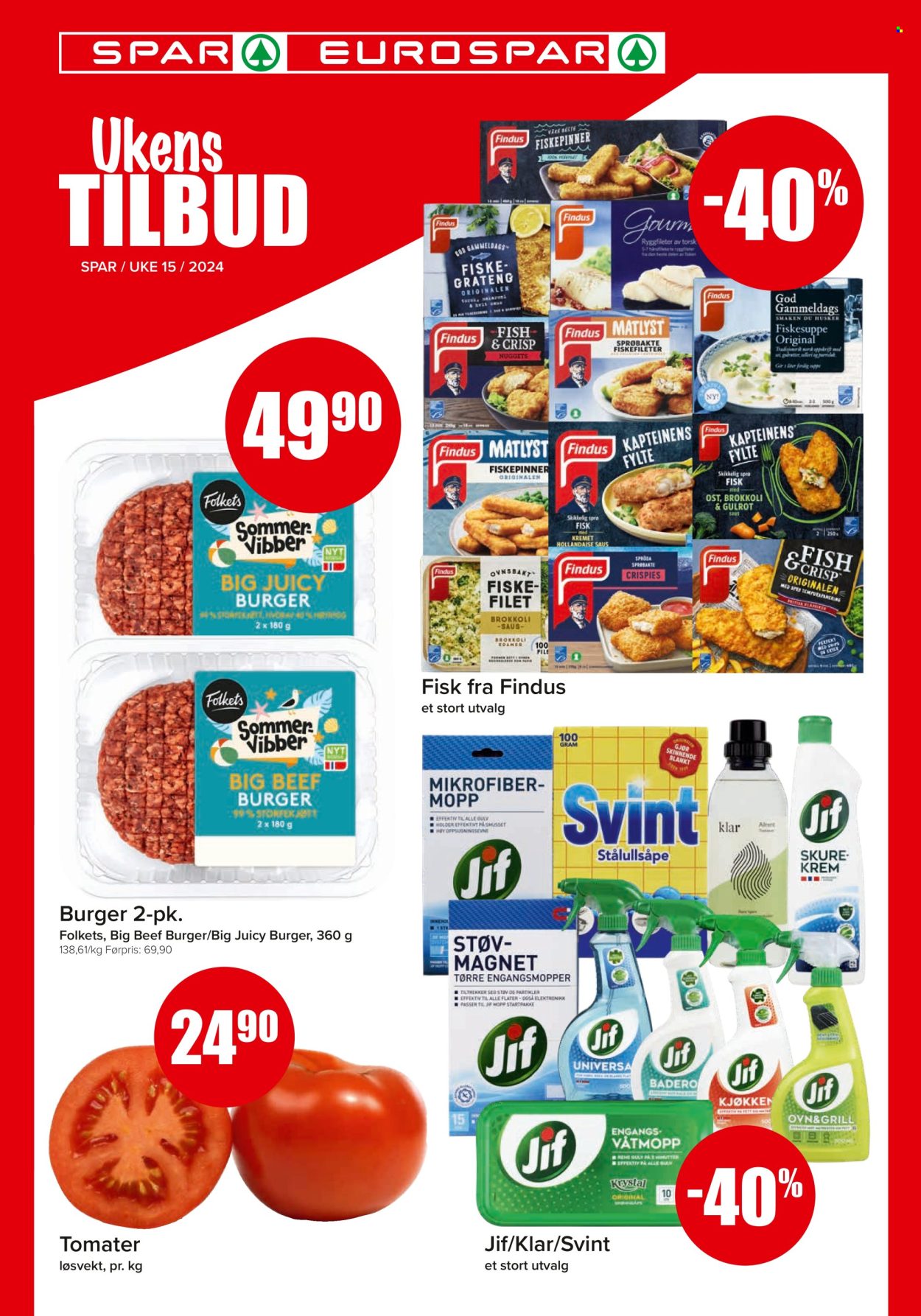 Kundeavis SPAR - 8.4.2024 - 14.4.2024. Side 1