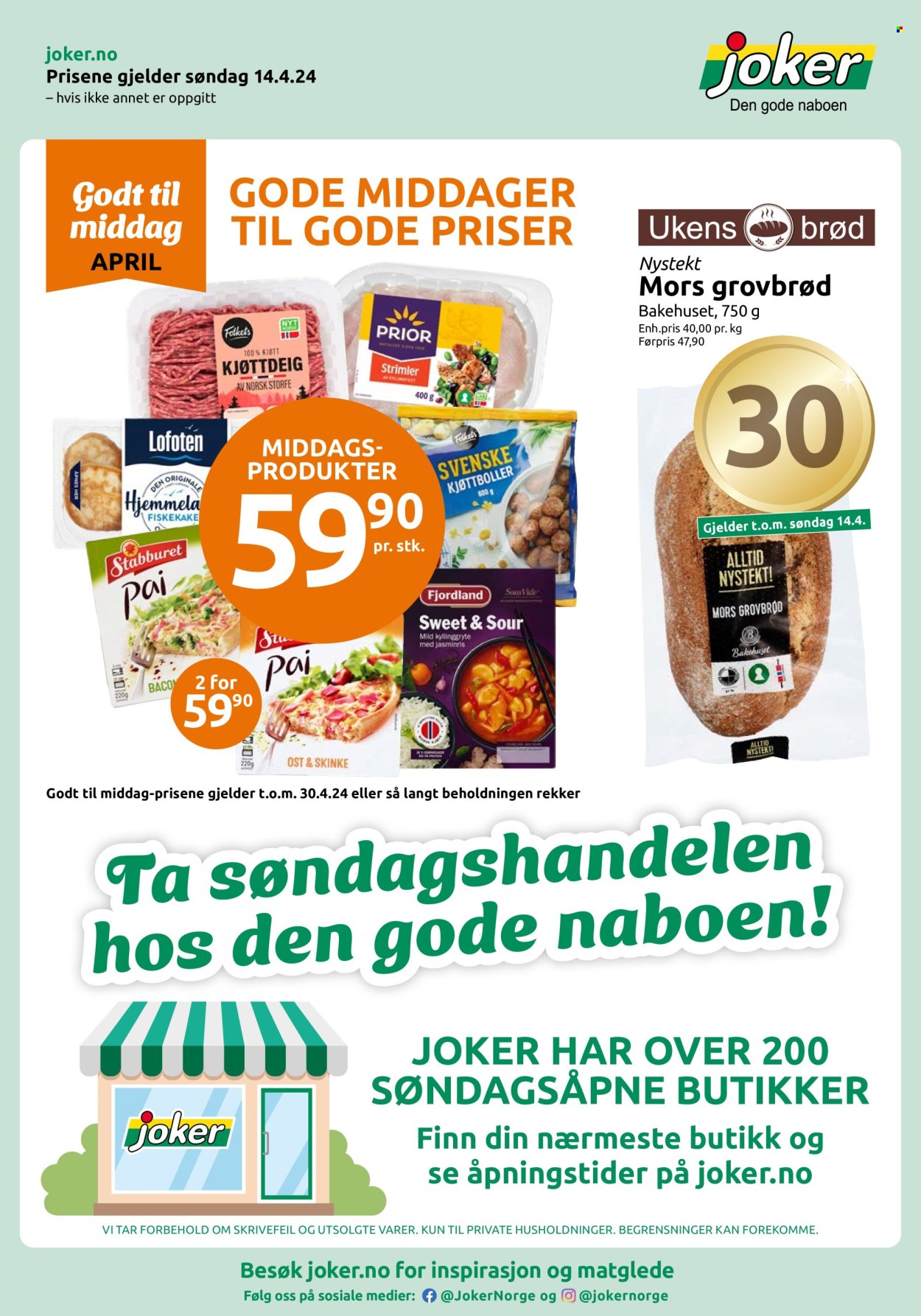 Kundeavis Joker - 14.4.2024 - 14.4.2024. Side 1