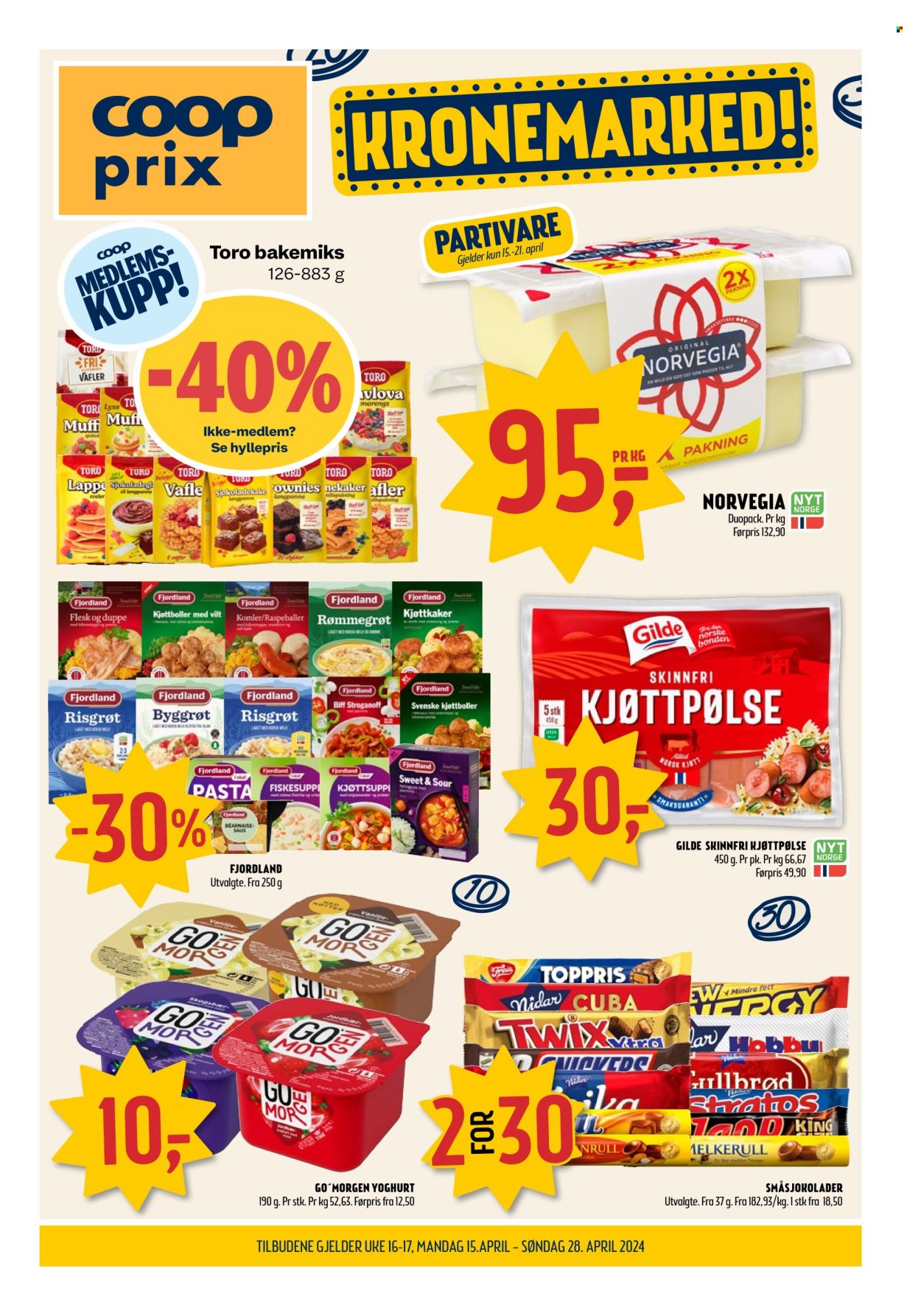 Kundeavis Coop Prix - 15.4.2024 - 28.4.2024. Side 1