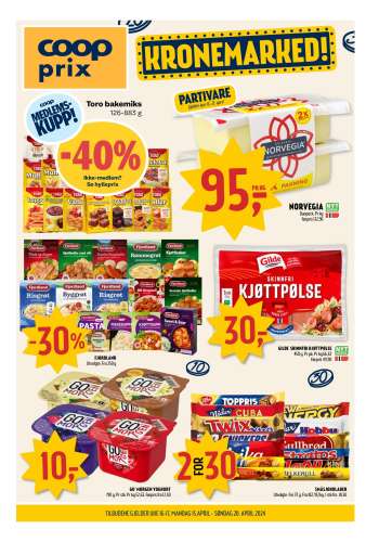 Kundeavis Coop Prix - 15.4.2024 - 28.4.2024.