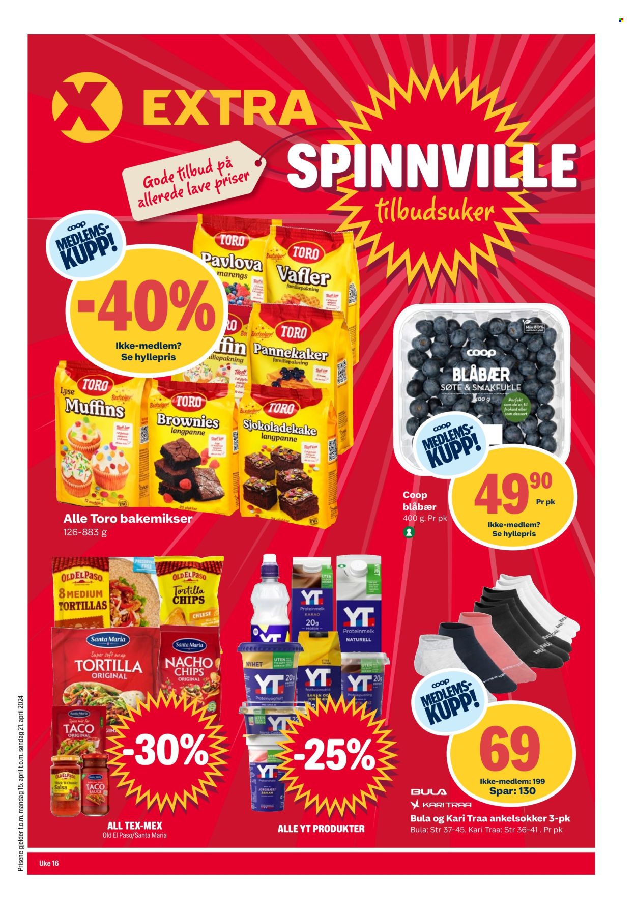 Kundeavis Coop Extra - 15.4.2024 - 21.4.2024. Side 1