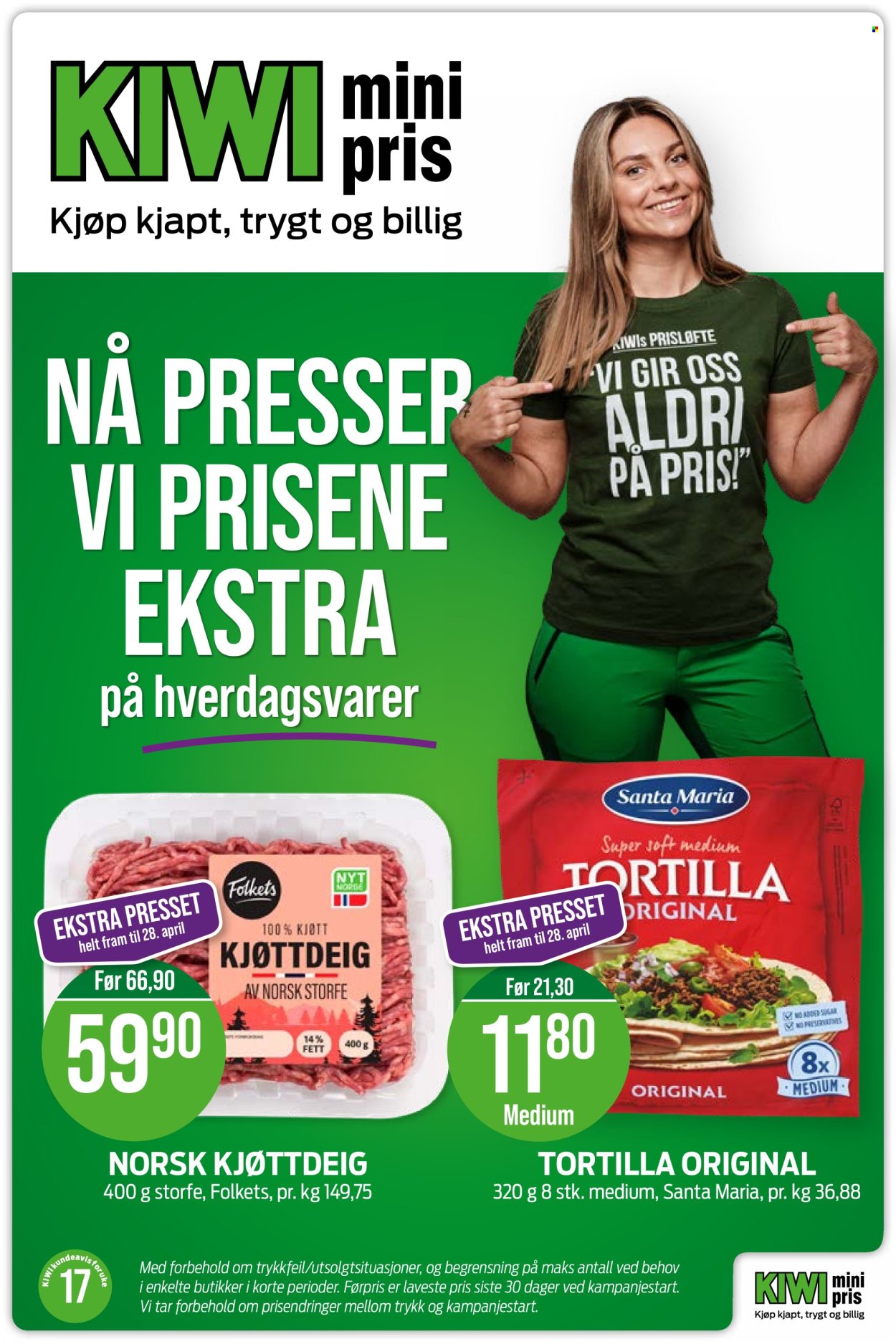 Kundeavis KIWI - 22.4.2024 - 28.4.2024. Side 1