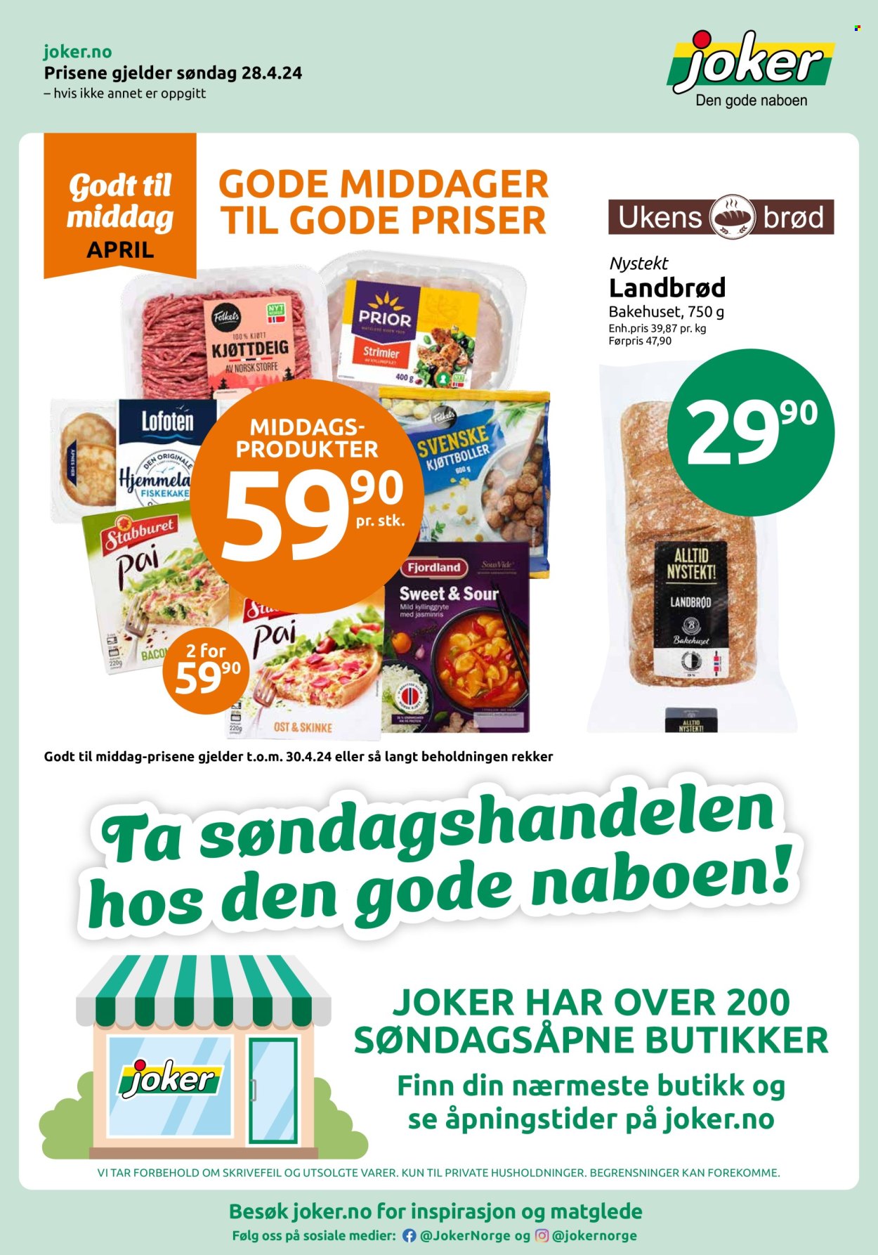 Kundeavis Joker - 28.4.2024 - 28.4.2024. Side 1