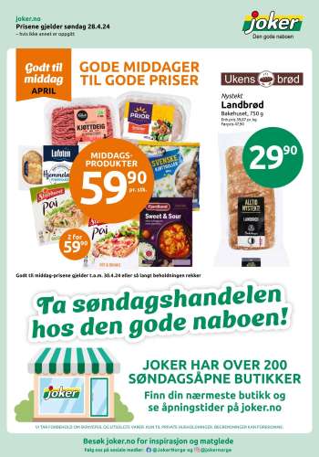 Kundeavis Joker - 28.4.2024 - 28.4.2024.