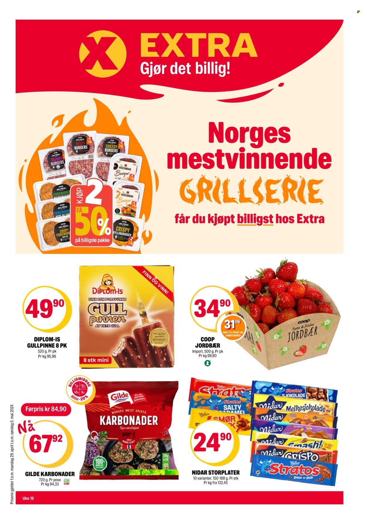 Kundeavis Coop Extra - 29.4.2024 - 5.5.2024. Side 1