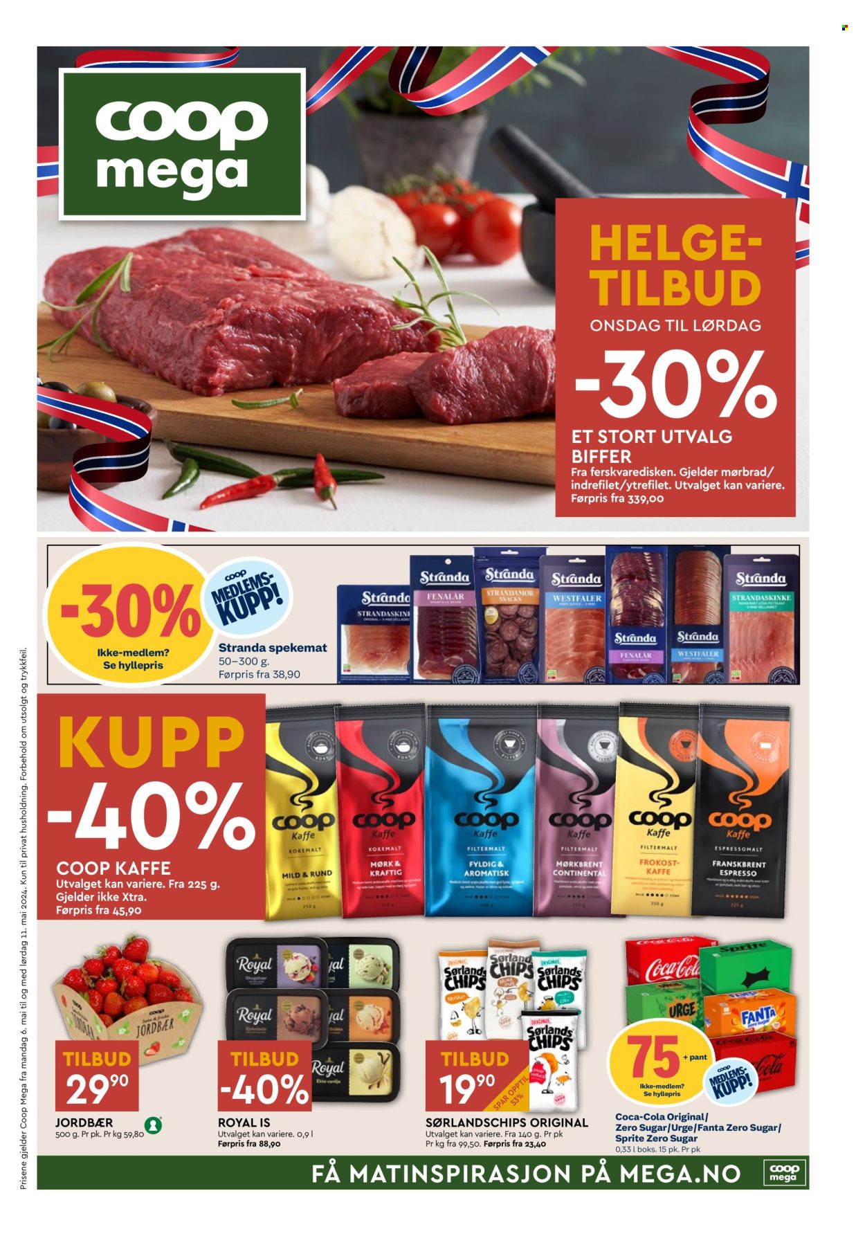 Kundeavis Coop Mega - 6.5.2024 - 11.5.2024. Side 1