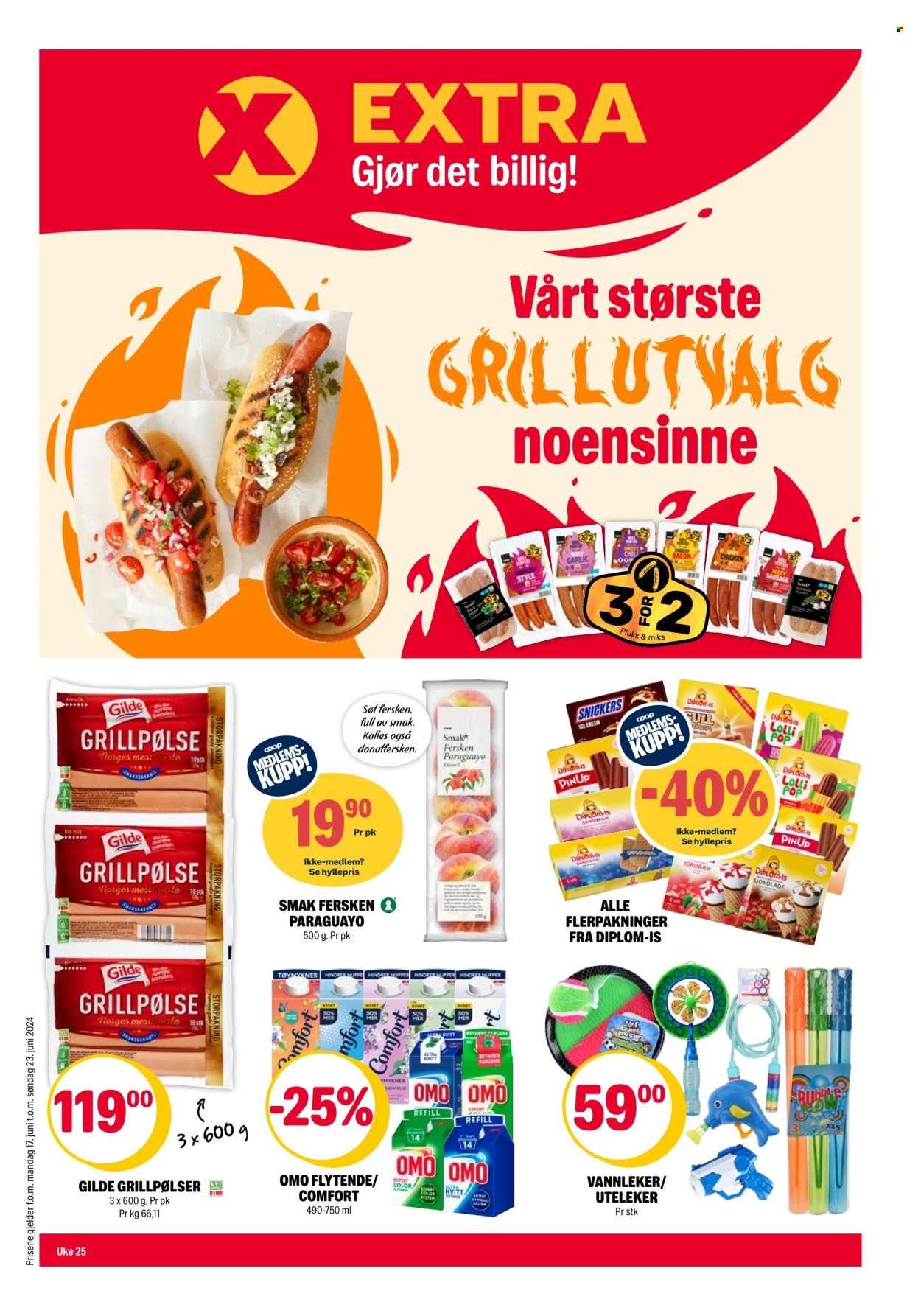 Kundeavis Coop Extra - 17.6.2024 - 23.6.2024. Side 1