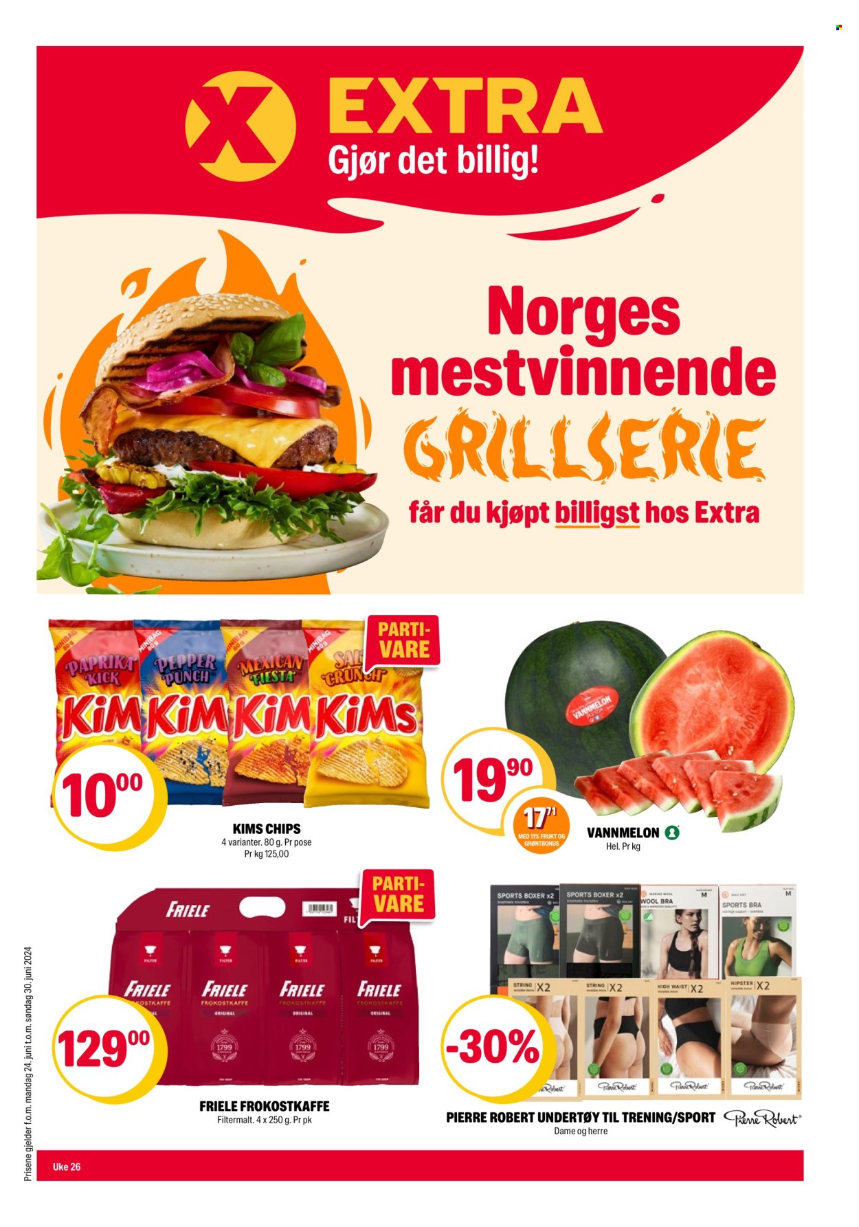 Kundeavis Coop Extra - 24.6.2024 - 30.6.2024. Side 1