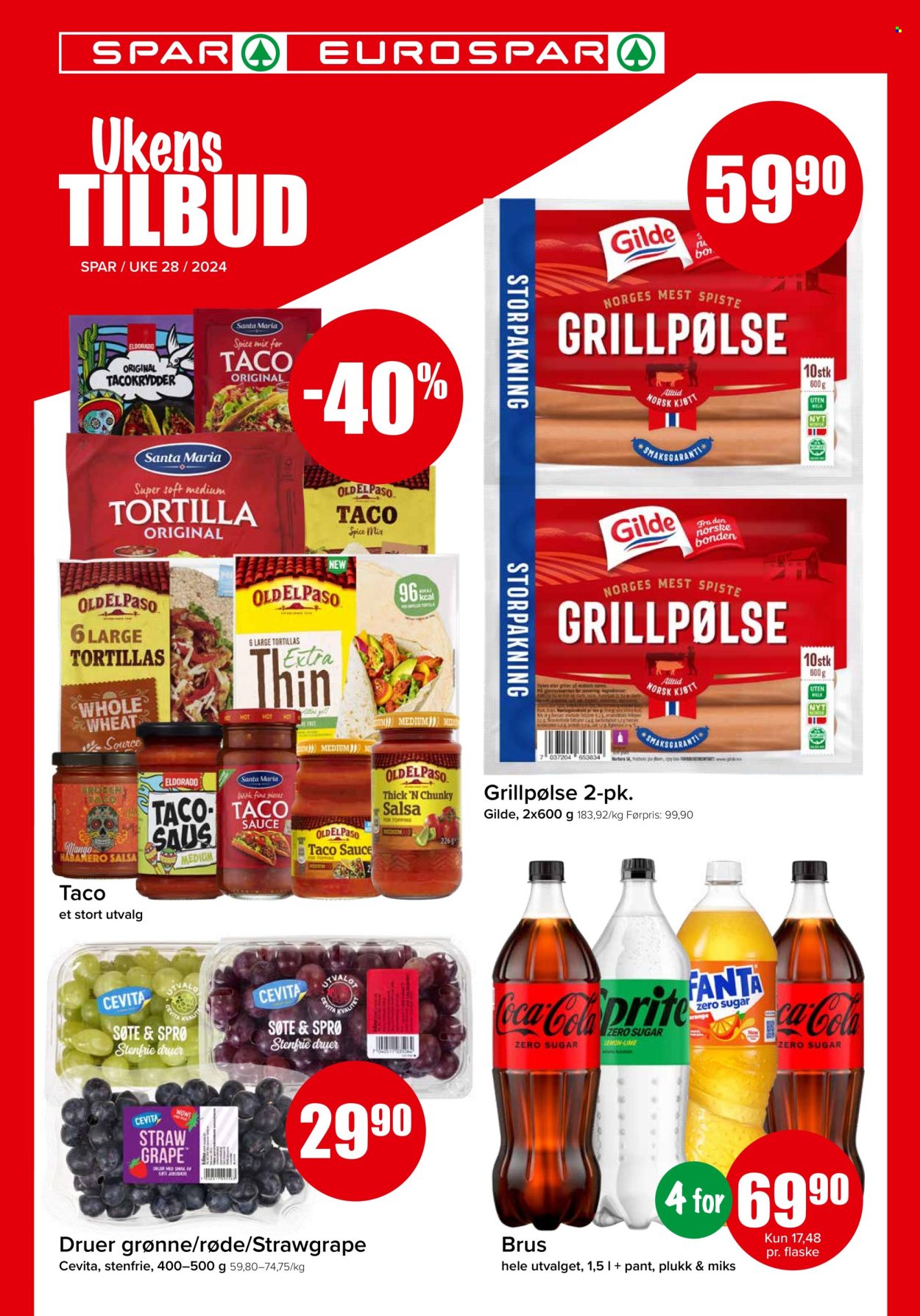 Kundeavis SPAR - 8.7.2024 - 14.7.2024. Side 1