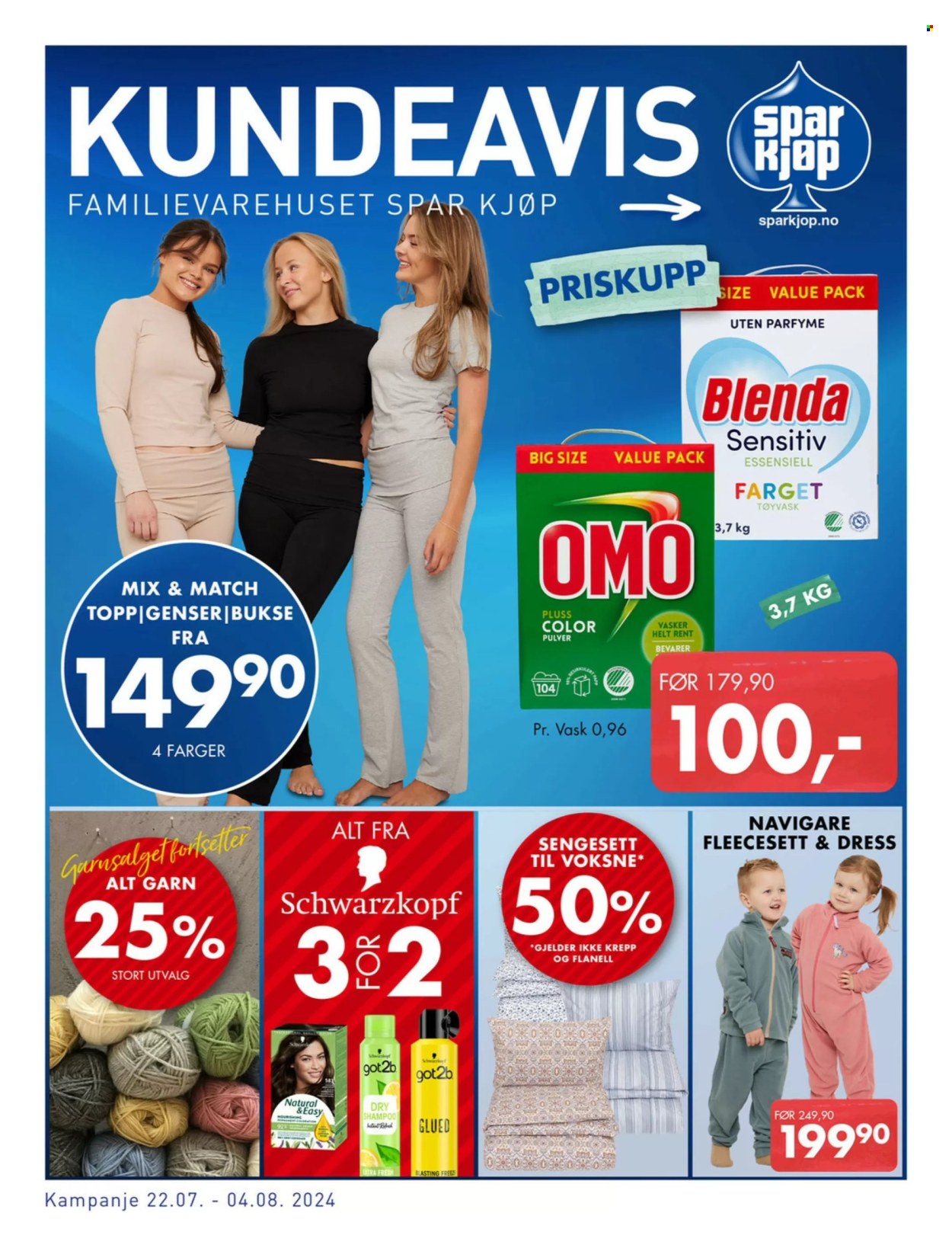Kundeavis Sparkjøp - 22.7.2024 - 4.8.2024. Side 1