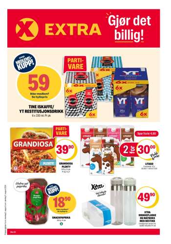 Kundeavis Coop Extra - 5.8.2024 - 11.8.2024.