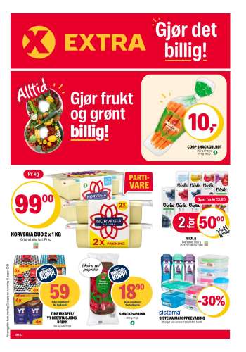 Kundeavis Coop Extra - 12.8.2024 - 18.8.2024.